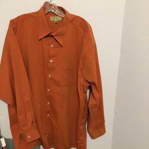 Cotton Nylon button down dress shirt XXL 36